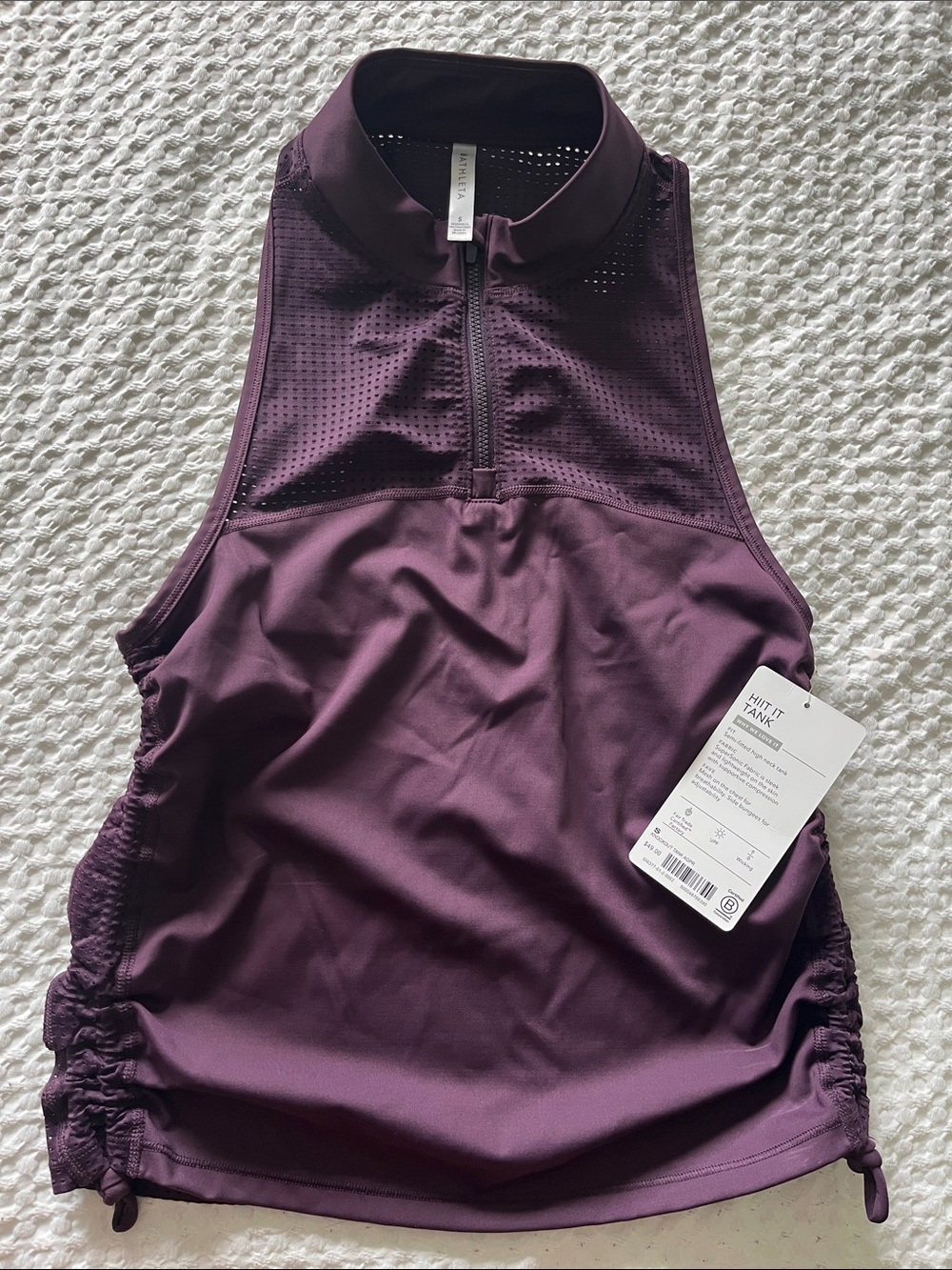 Athleta Plum Purple Muscle Tank